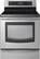 Front Standard. Samsung - 30" Self-Cleaning Freestanding Electric Convection Range - Stainless-Steel.
