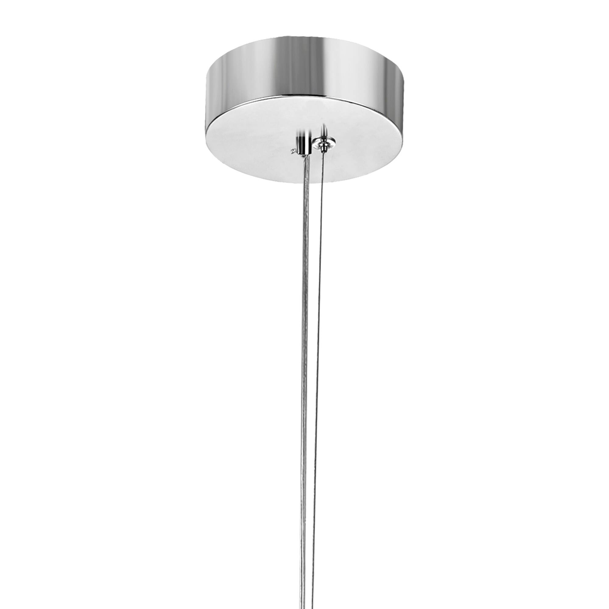 Alt View 1. CWI Lighting - Colette LED Chandelier With Chrome Finish - Chrome.