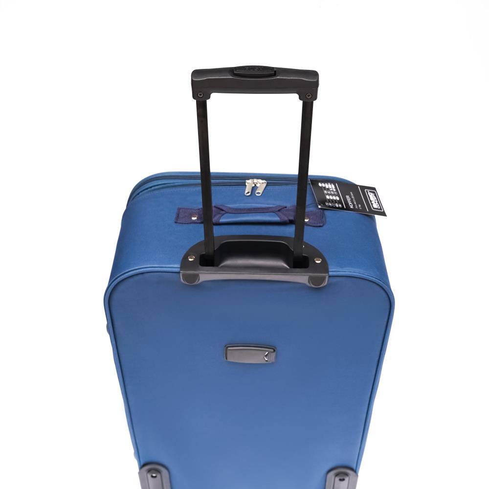 Back. BreeBe - (20+24+28+32) 4-piece suitcase, suitcase - Blue.