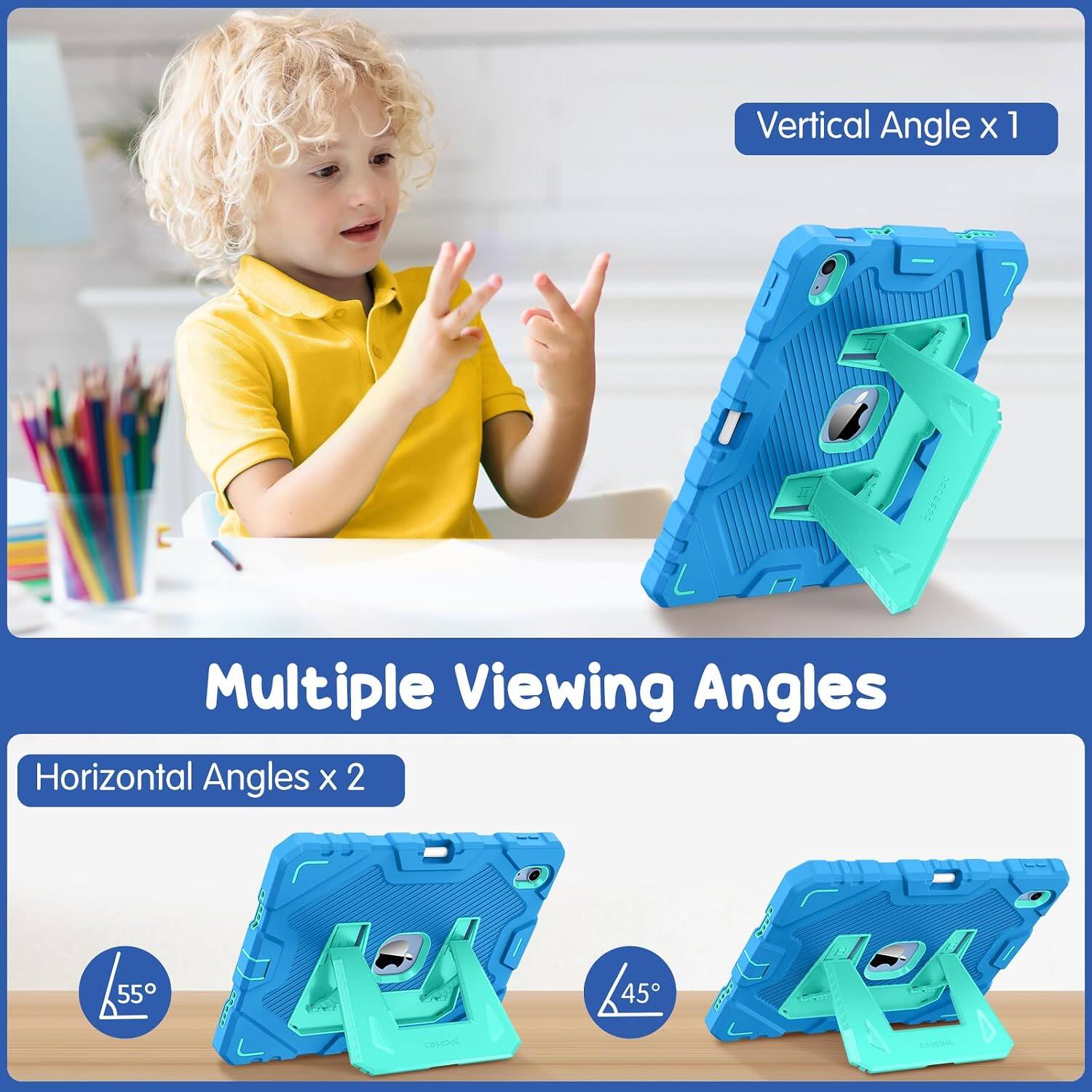 Vertical Angle x 1  
Multiple Viewing Angles  
Horizontal Angles x 2  
155° 55° 145° 45°