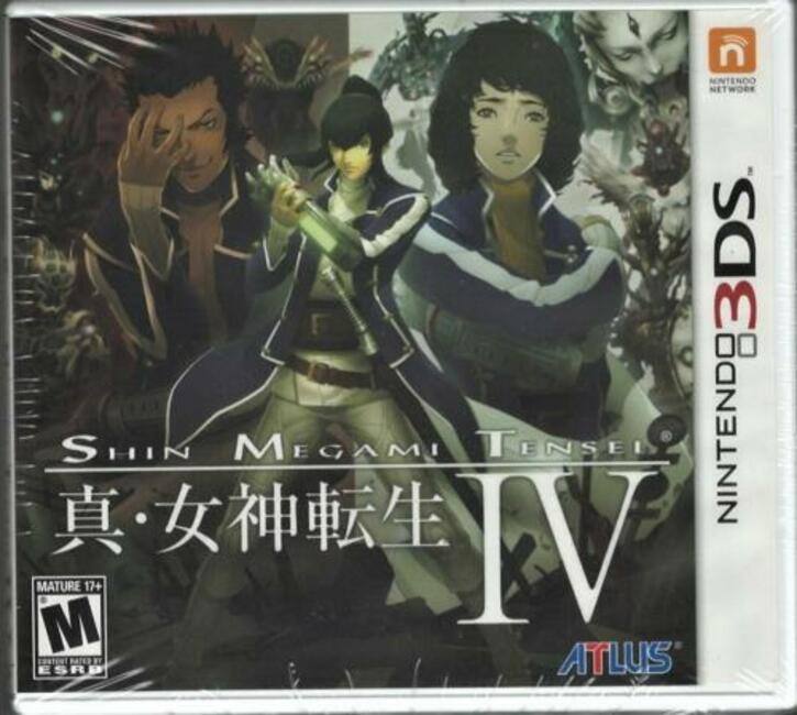 NINTENDO 3DS  
SHIN MEGAMI TENSEI  
真・女神転生IV  
ATLUS  
MATURE 17+  
ESRB  
NINTENDO NETWORK