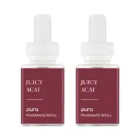 Pura - Jucy Acai Open Air Tech Smart Vial Dual Refill - Red - Front_Zoom