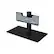 Front. LG - TV Accessory - LG OLED evo G5 TV Stand - OLED55G5WUA - Black.