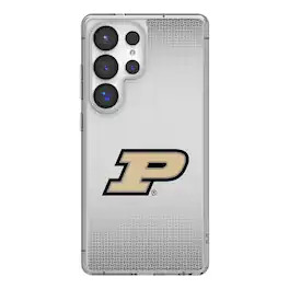 Keyscaper - NCAA - Purdue Boilermakers Linen Logo Galaxy Clear Case - S24 Ultra - Multicolor
