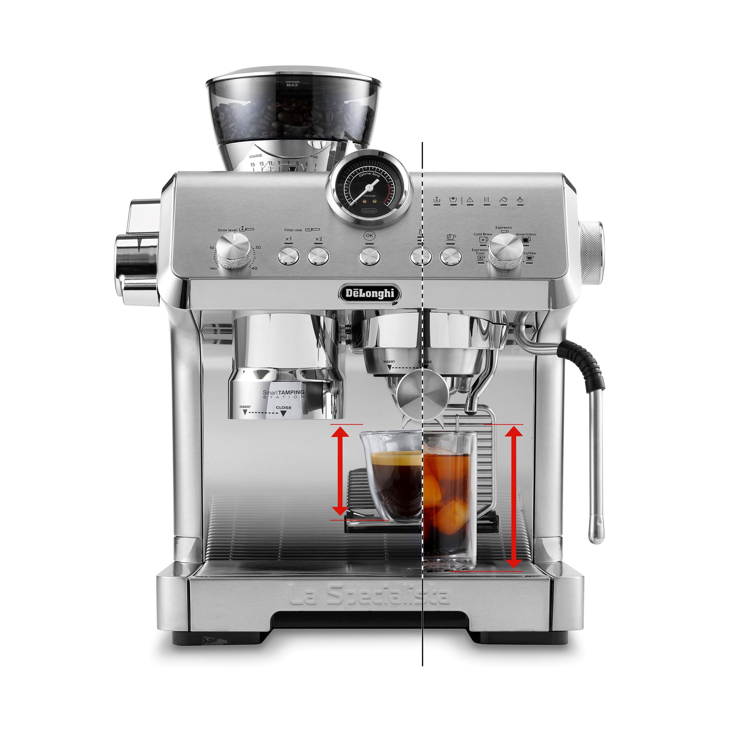 De'Longhi La Specialista Opera Espresso Machine Silver EC9555M Best Buy