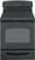 Front Standard. GE - CleanDesign 30" Self-Cleaning Freestanding Electric Range - Black.