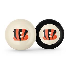 Imperial - Cincinnati Bengals Logo Cue Ball & 8 Ball Combo Set - White
