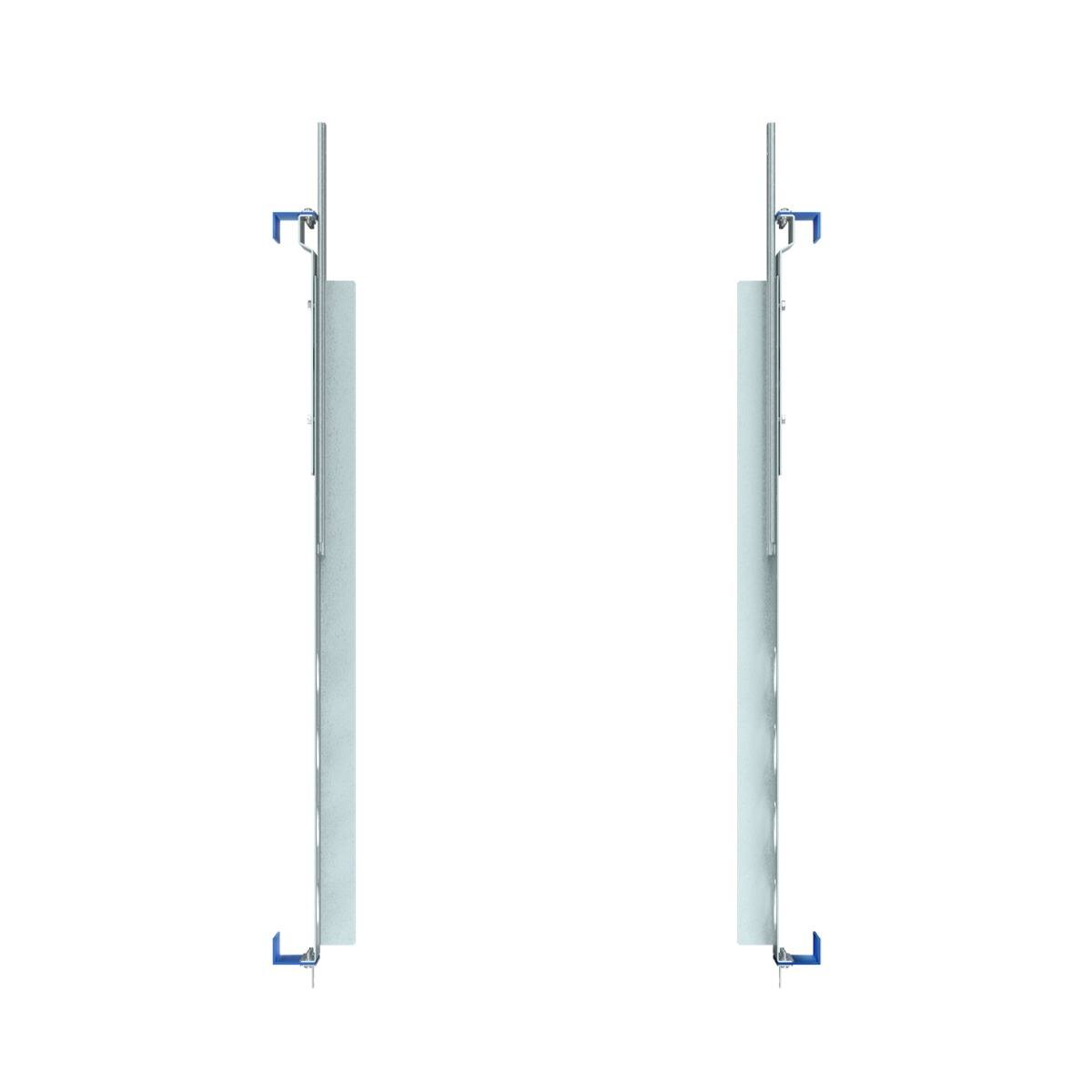Alt View 3. RackSolutions - RackSolutions 2U Cobra 135-A Rail for Dell - Black.