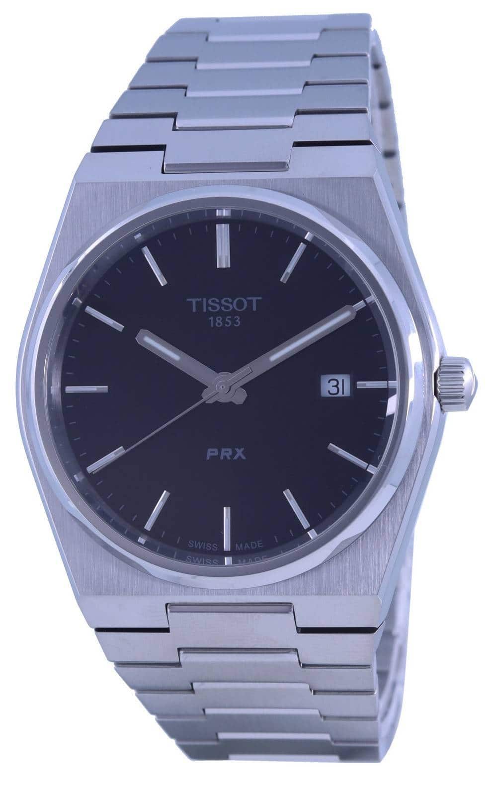 Tissot - T-Classic PRX Dial Quartz T137.410.11.051.00 T1374101105100 100M Men's Watch - Black