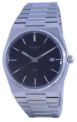 Tissot - T-Classic PRX Dial Quartz T137.410.11.051.00 T1374101105100 100M Men's Watch - Black