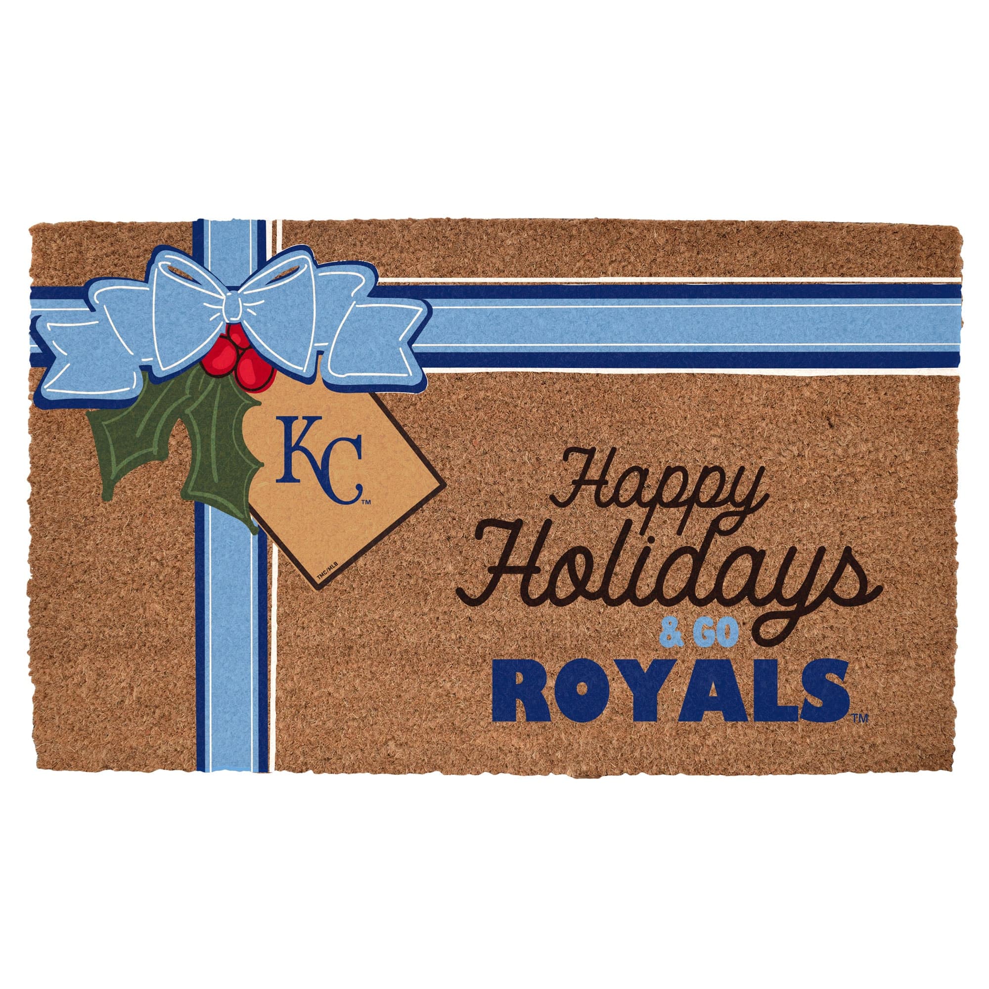 "The Memory Company - Kansas City Royals 20"" x 30"" Holiday Gift Wrap Coir Door Mat - Multicolor" price history on PriceWatchPro