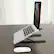 Left. Stock Preferred - Portable Adjustable Laptop Stand - Black.