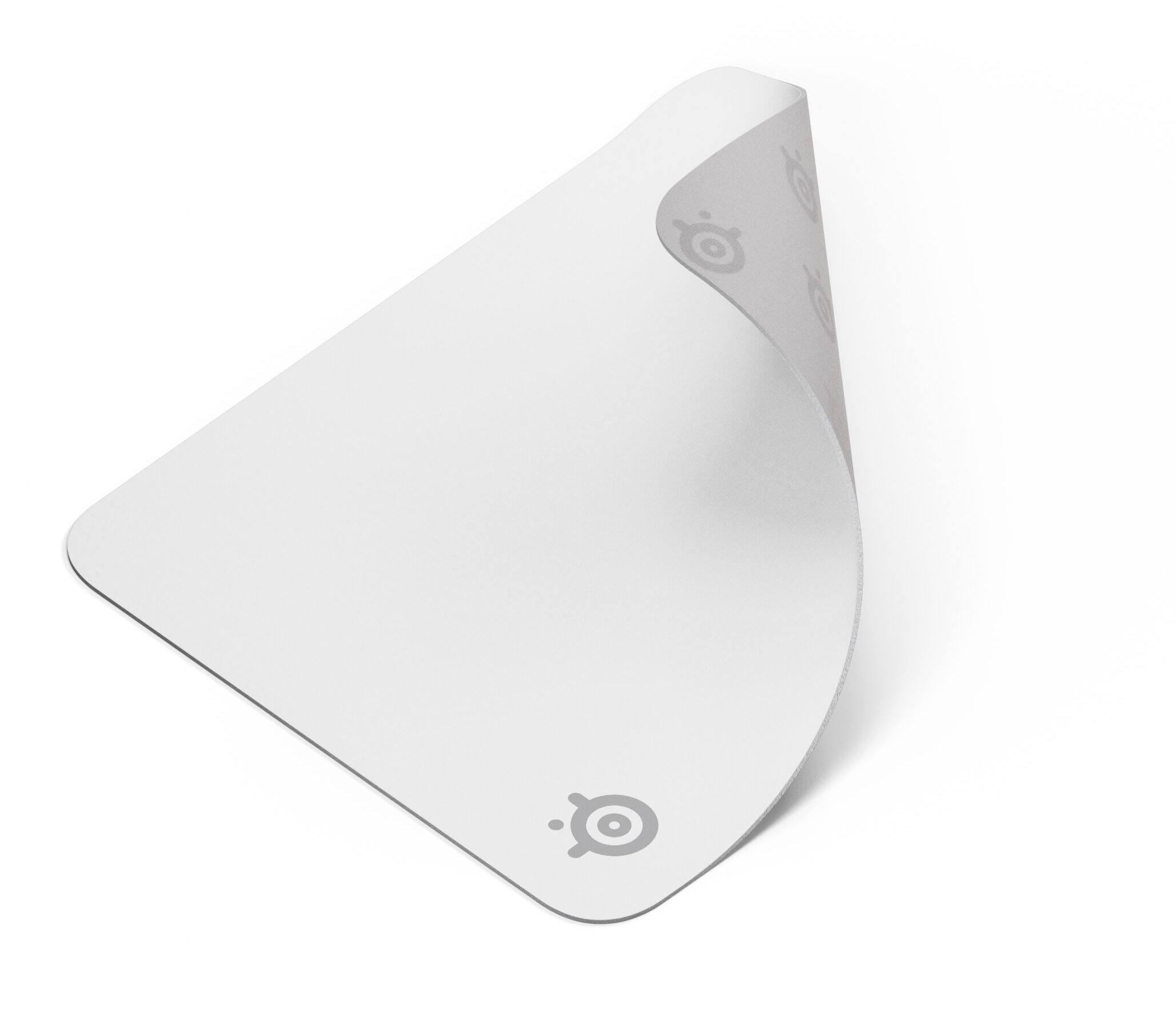Alt View 7. SteelSeries - QcK Cloth Gaming Mouse Pad (Medium) - White.