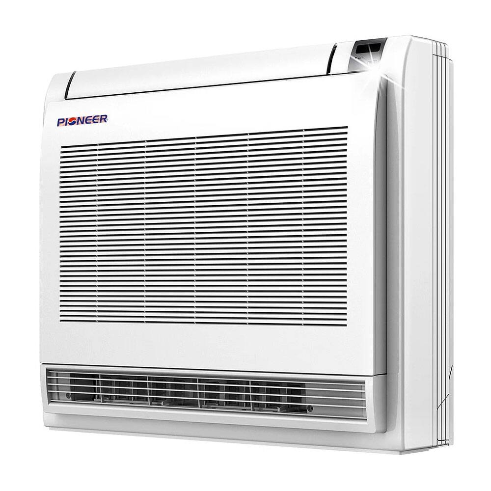 Back. Pioneer - Quantum Ultra 12,000 BTU 1 Ton Mini Split 24.6 SEER Floor-Mount Console Air Conditioner with Heat Pump 230-Volt - White.