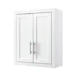 FurniFact - Wall-Mount Storage Cabinet - White