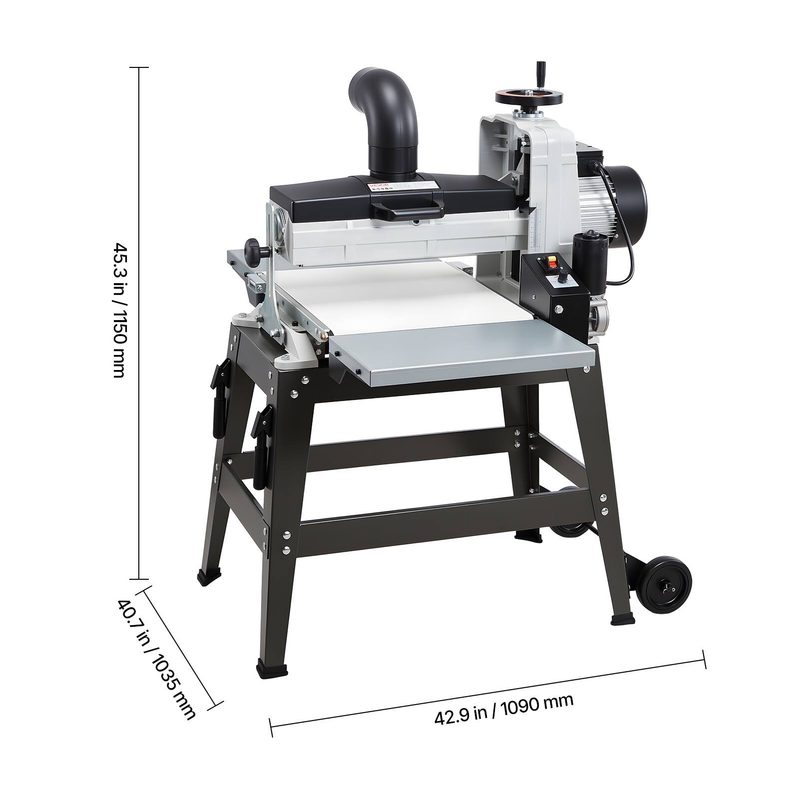 45.3 in / 1150 mm  
40.7 in / 1035 mm  
42.9 in / 1090 mm