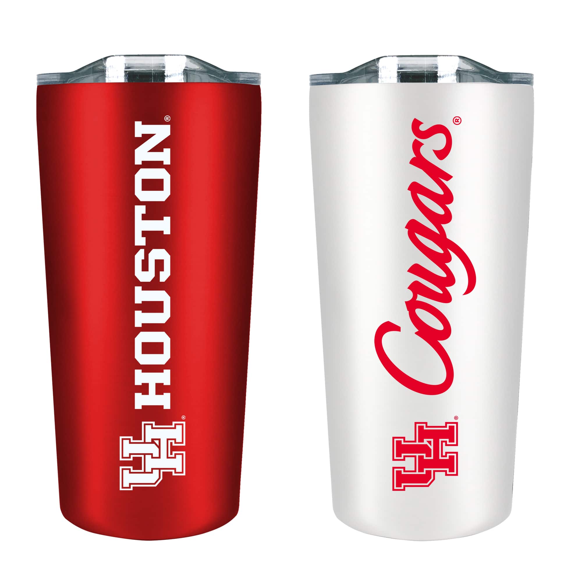 The Fanatic Group - Houston Cougars 18oz. Soft Touch Tumbler Two-Piece Set - Multicolor