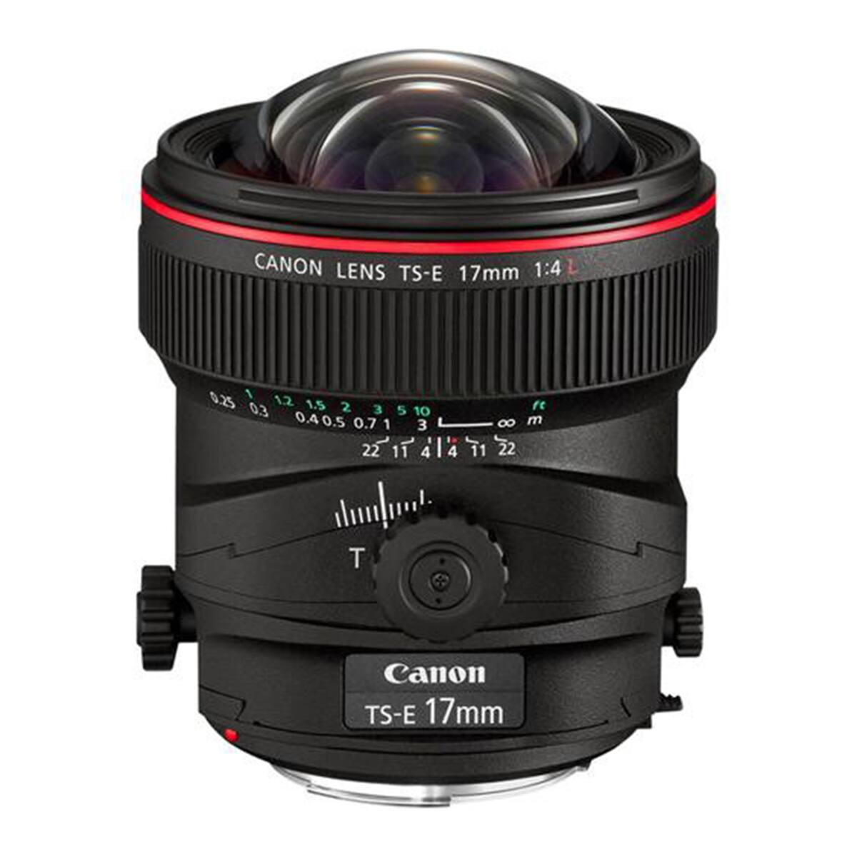 CANON LENS TS-E 17mm 1:4

1 0.25 0.3 1.2 1.5 2 3 5 10 it 0.40.5 0.7 1 3 8 m 25 15 11 22 11

T

Canon TS-E 17mm