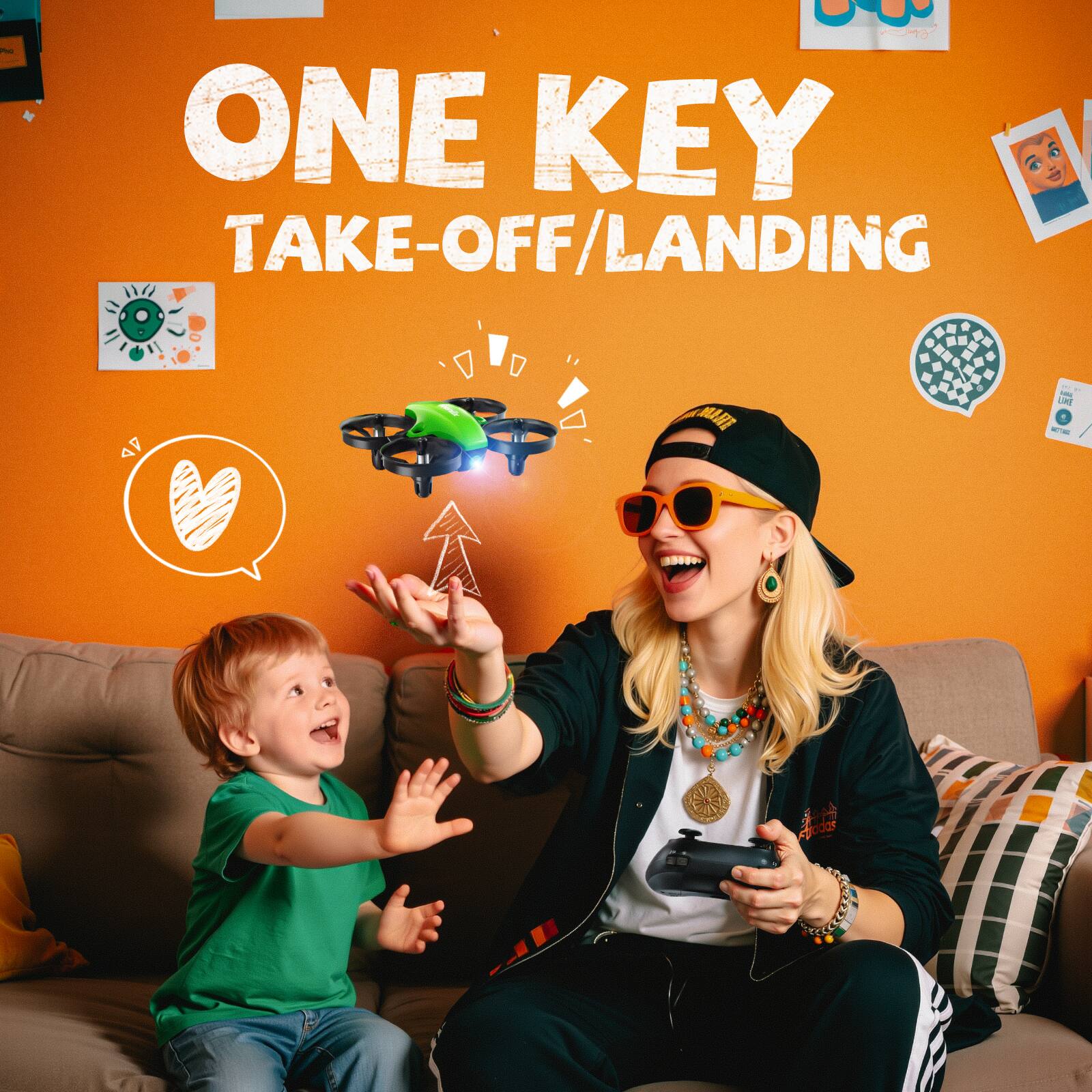 ONE KEY TAKE-OFF/LANDING