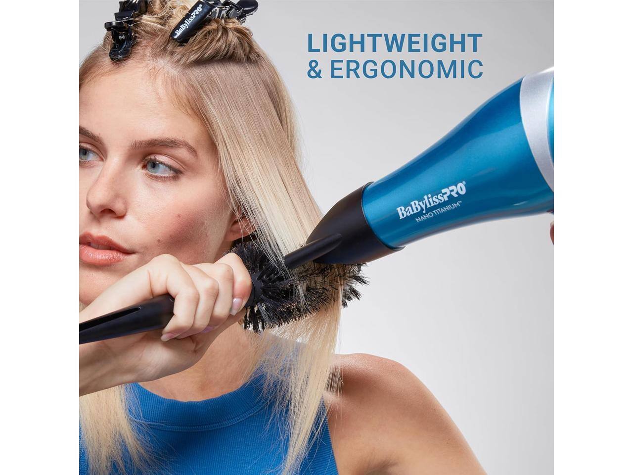 BaBylissPRO NANO TITANIUM  
LIGHTWEIGHT & ERGONOMIC