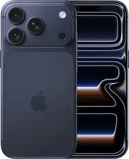 Apple - Pre-Owned Excellent iPhone 17 Pro 5G 256GB - Apple Intelligence - (Unlocked) - Deep Blue