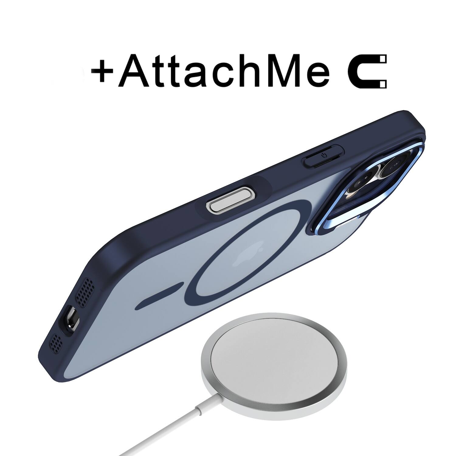 Alt View 2. BASELINE - baseline InFrame MagSafe Case with Kickstand for Apple iPhone 17 - Cobalt - Cobalt.