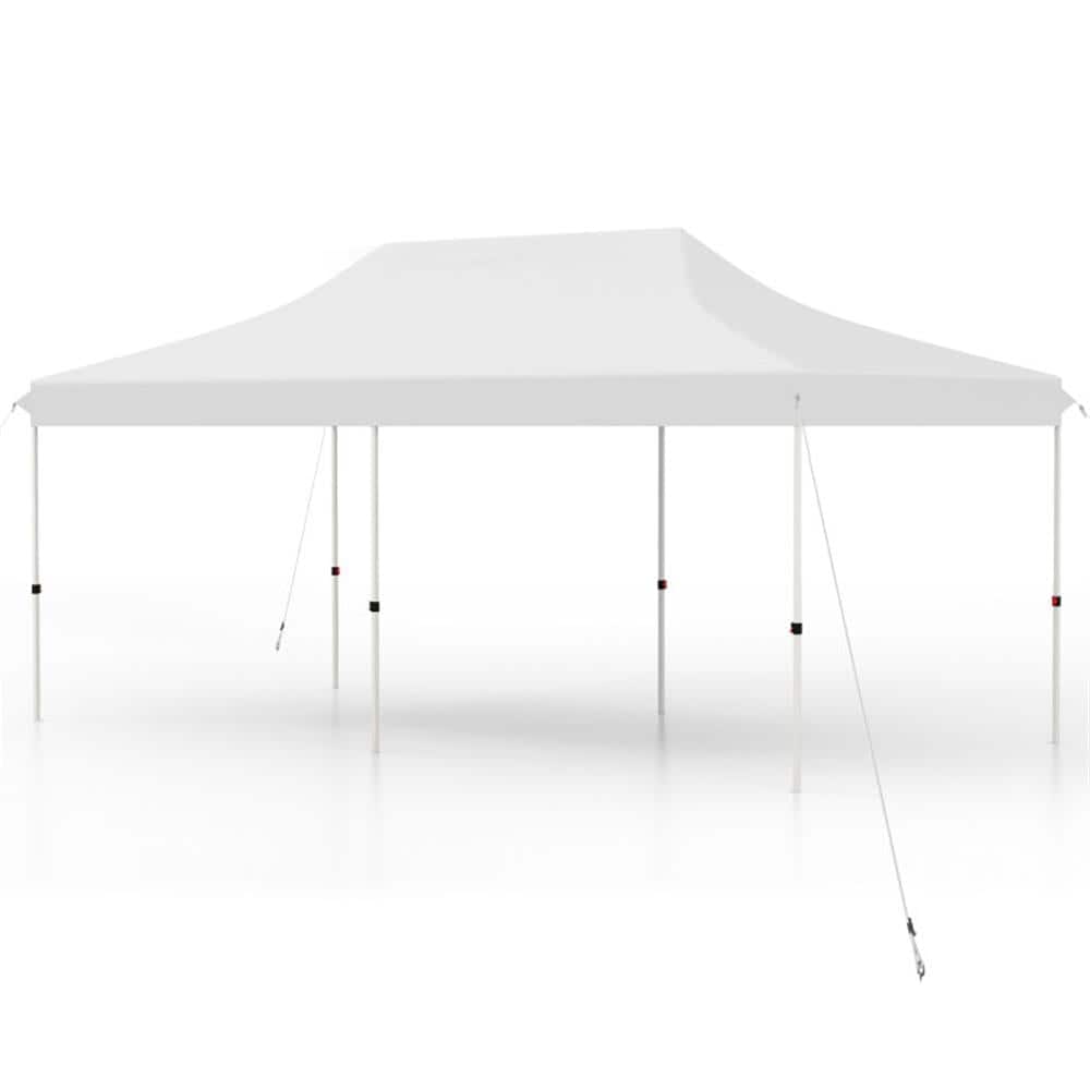 Kadyn - Canopy, Outdoor Canopy Tent,10 X 20 FT Pop up Canopy Tent Foldable Portable Outdoor Gazebo with Carry Bag-White
