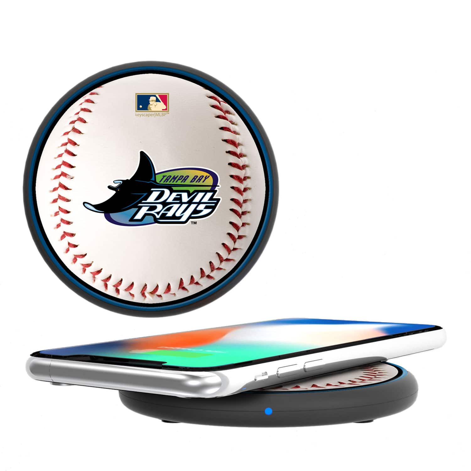 Keyscaper - Tampa Bay Rays Wireless Charger - Multicolor