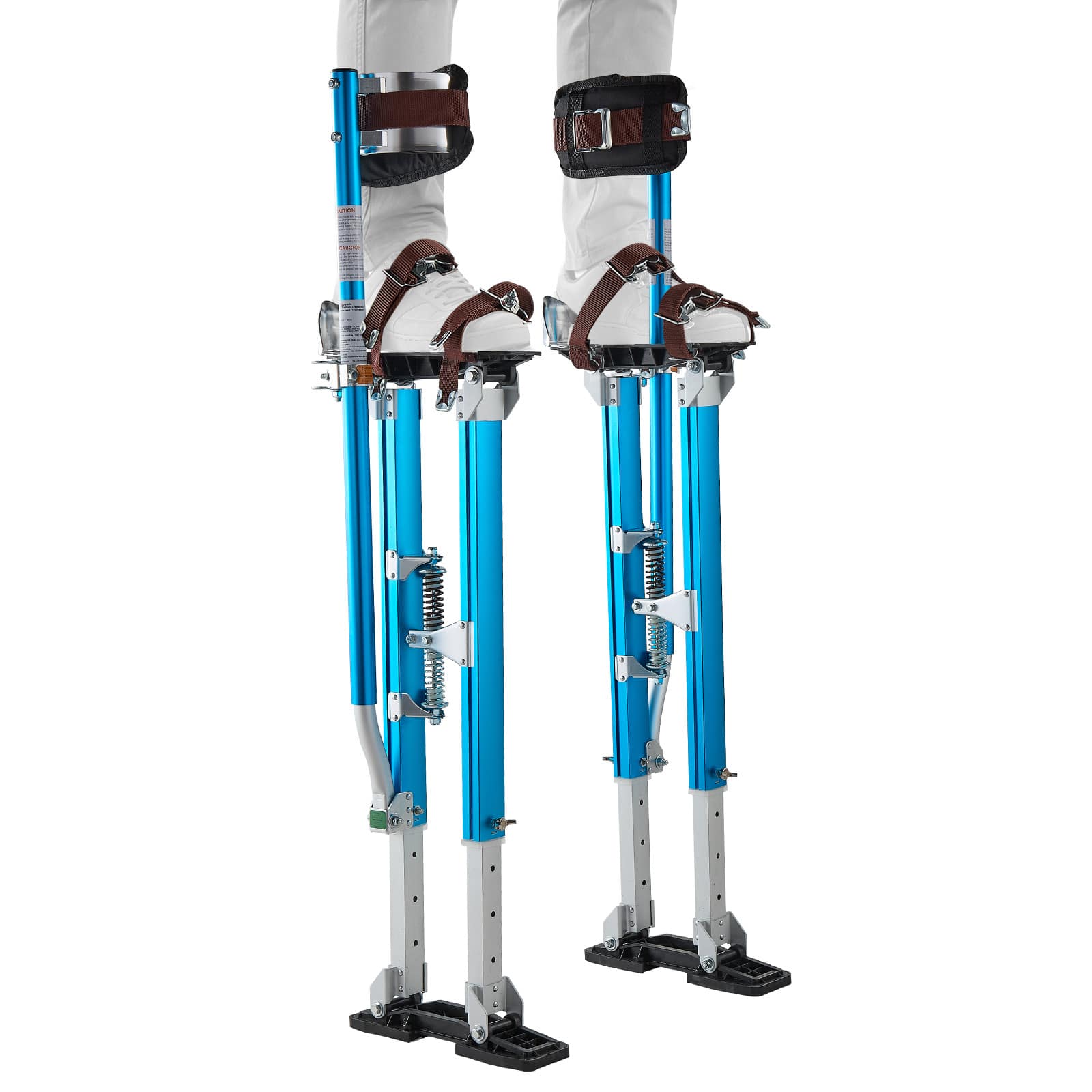 VEVOR - Drywall Stilts,24.2–40.3 Inch Adjustable Aluminum Painter Stilts,228 lbs Load Capacity, Non-Slip Rubber Feet,Dual Spring - Blue price history on PriceWatchPro