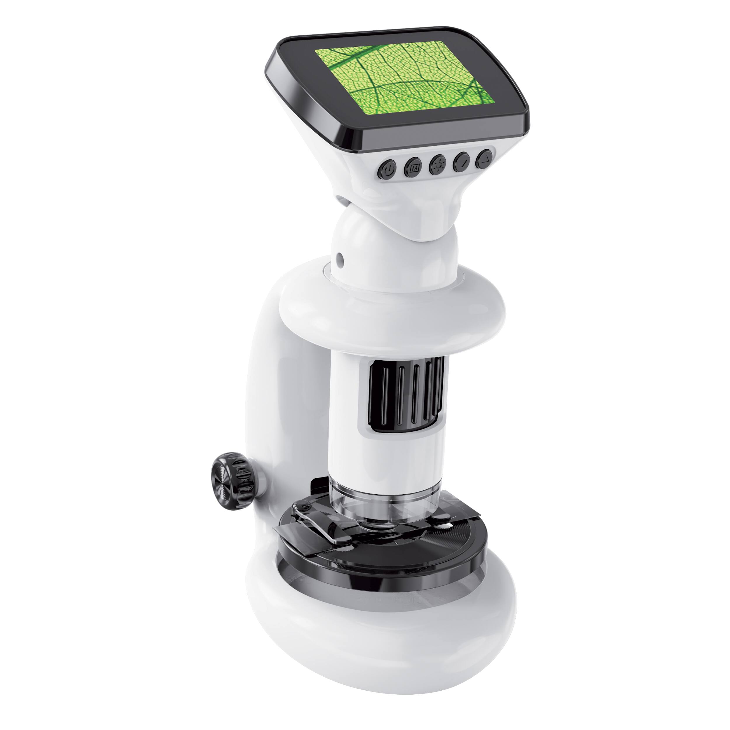 Angle. Contixo - MS2 WiFi Digital Microscope with LCD Screen, 1000X Magnification, Photo & Video Capture, Type-C Rechargeable.