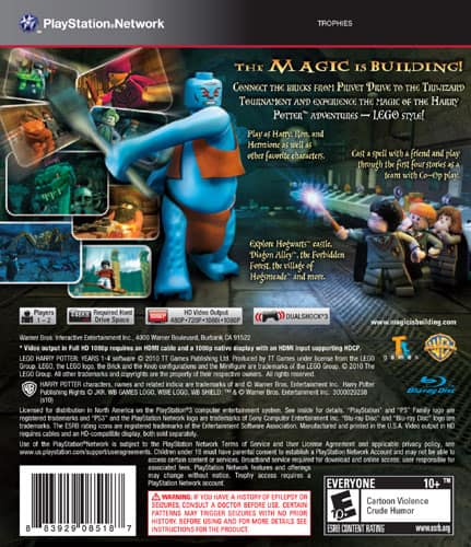 LEGO Harry Potter: Years 1-4 Cheats For Wii PlayStation 3 Xbox 360