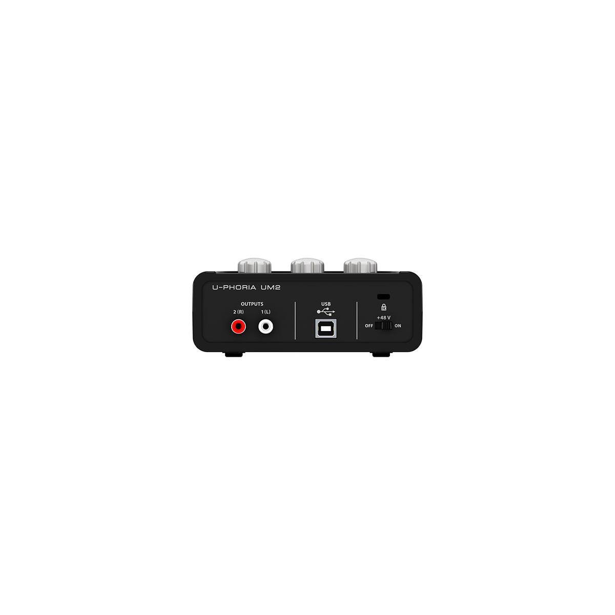 Behringer U PHORIA UM2 2x2 USB Audio Interface, Bundle with TAPH100 ...