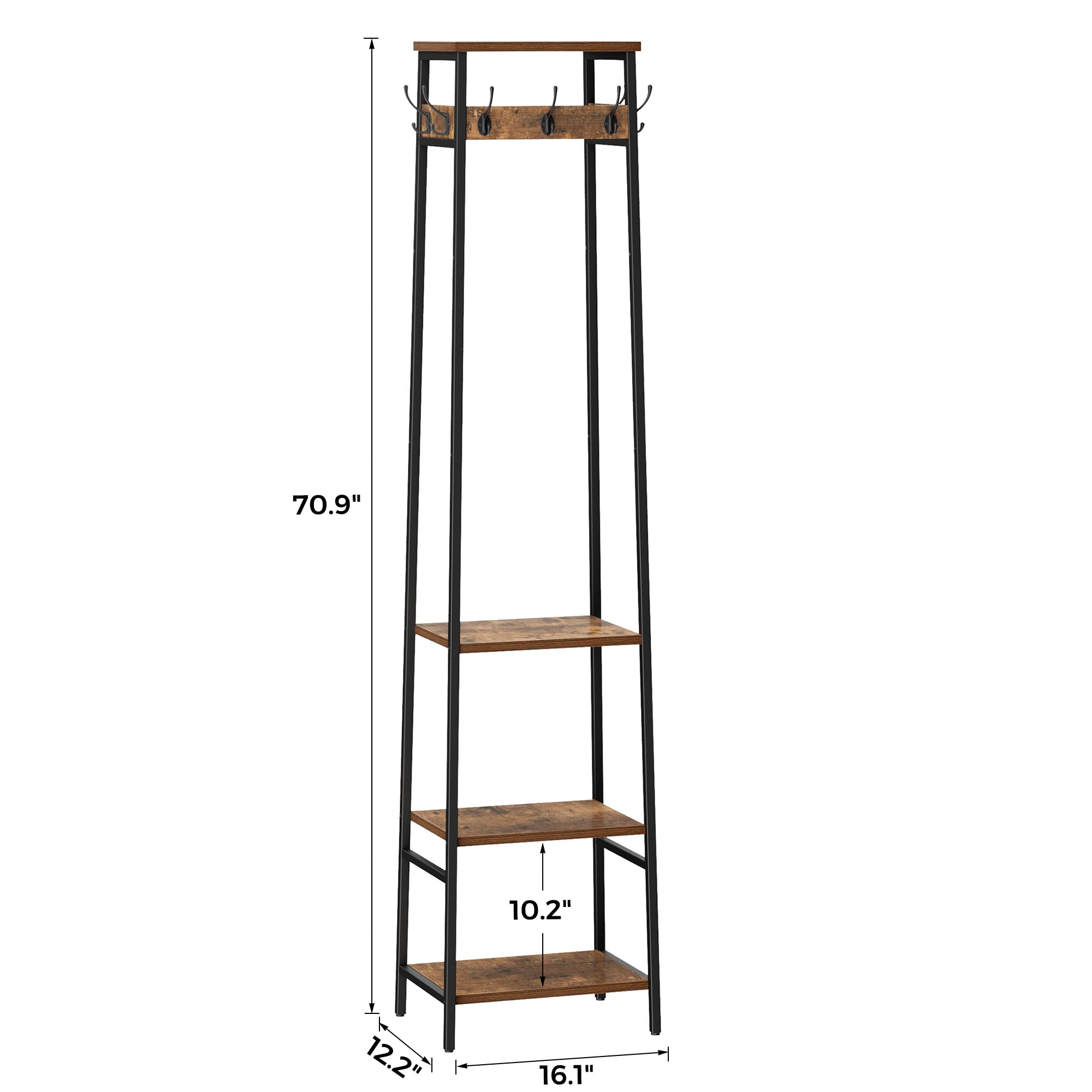 70.9"  
12.2"  
10.2"  
16.1"