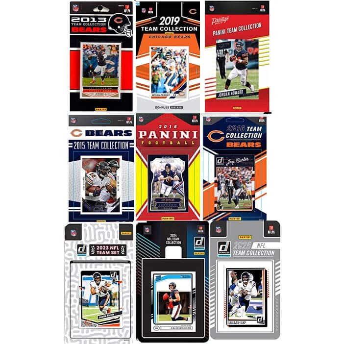 C&I Collectibles - Chicago Bears Multi-Season Trading Card Set - Multicolor price history on PriceWatchPro