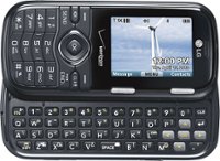 Front Standard. LG - Cosmos Mobile Phone - Black (Verizon Wireless).