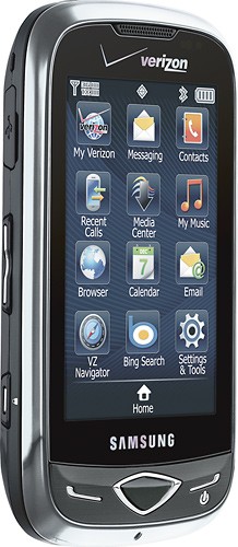 TE066 Black Samsung Flip Phone Prop Rental - ACME Brooklyn