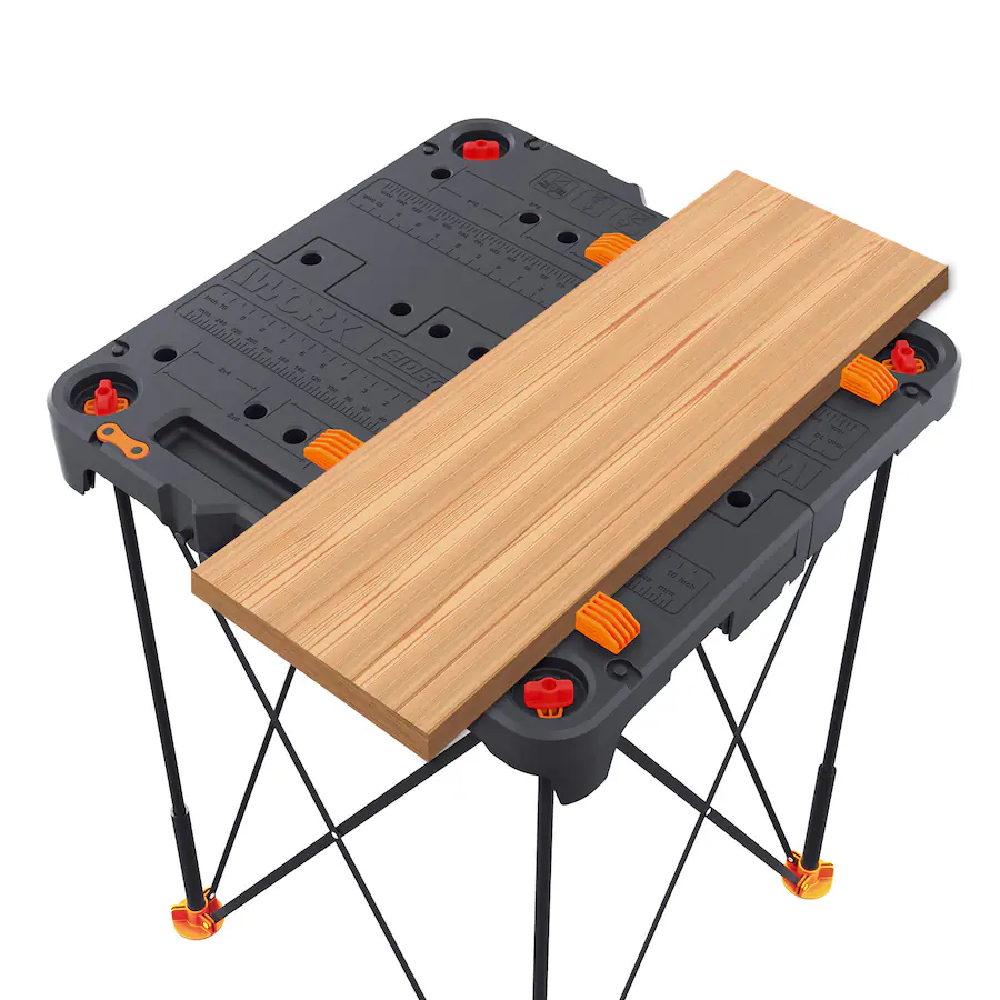 Movable Work Top WORX Sidekick Portable Work Table Black WX066 - Best Buy