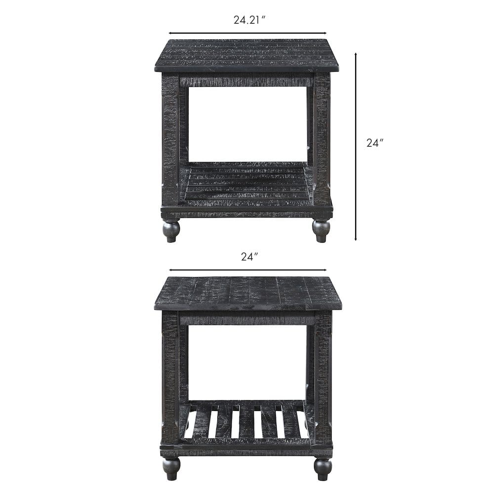 New Classic Furniture - Cade 3-Piece Wood Occasional Table Set - Black price history on PriceWatchPro