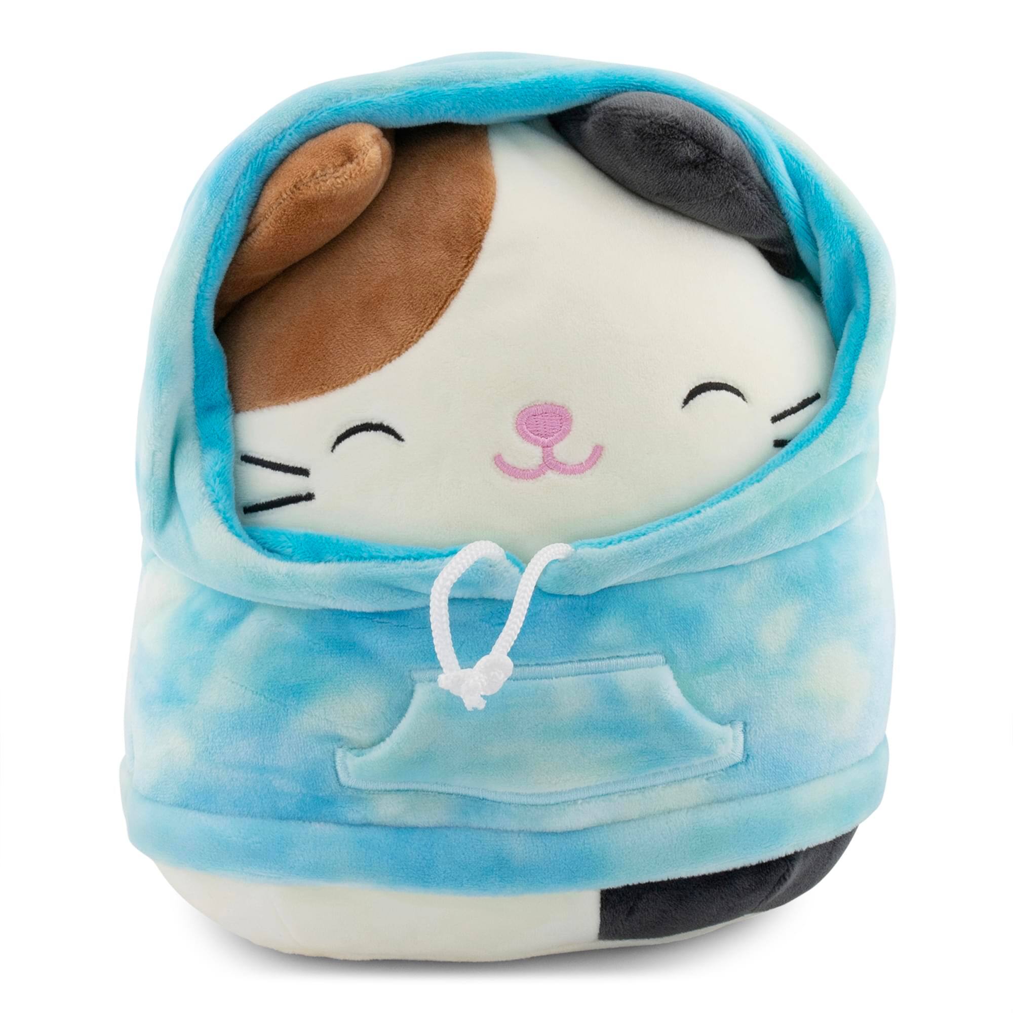 Alt View 1. Kellytoy - Squishmallows Hoodie Squad 8 Inch Plush | Cam The Cat - Multi-Color.