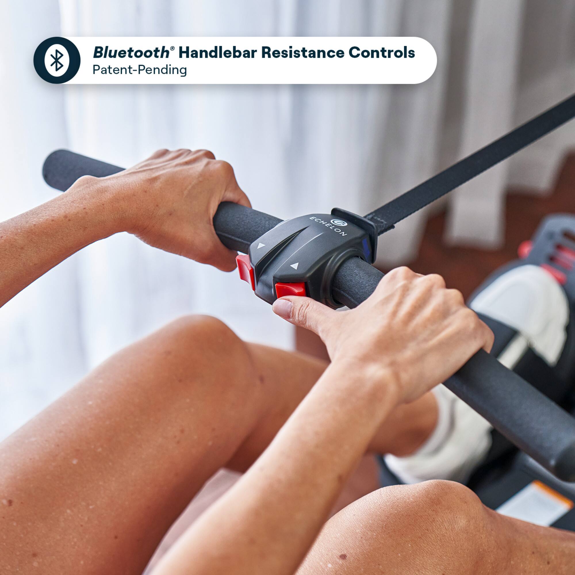 Bluetooth® Handlebar Resistance Controls  
Patent-Pending
