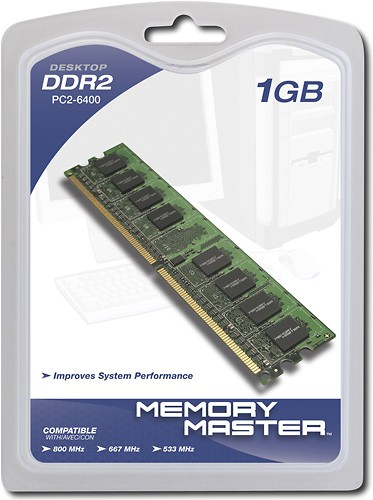  Memory Master - 1GB PC2-6400 DIMM Desktop Memory