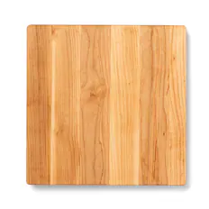 Front. John Boos - John Boos Chop N Slice Small Maple Wood Edge Grain Cutting Board, 10" x 10" x 1" - Maple.