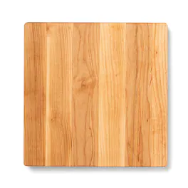 John Boos - Chop N Slice Small Wood Edge Grain Cutting Board, 10" x 10" x 1" - Maple