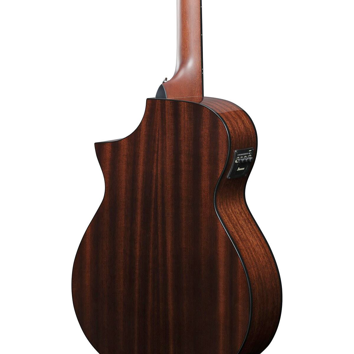 Alt View 6. Ibanez - Ibanez AEWC Series AEWC16QA Acoustic Electric Guitar.