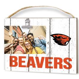 Jardine - Oregon State Beavers 8'' x 10'' Weathered Clip It Frame - White