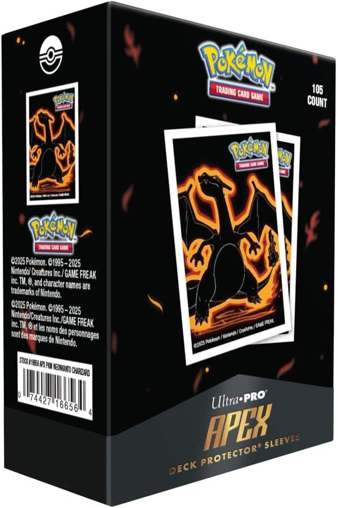 Ultra PRO - Apex Deck Protectors - Pokemon Neon Kanto - Charizard (105ct) price history on PriceWatchPro