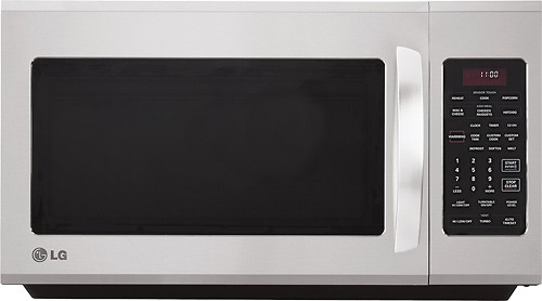  LG - 2.0 Cu. Ft. Over-the-Range Microwave - Stainless-Steel