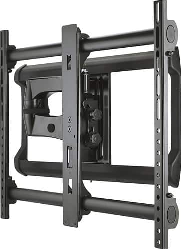 Sanus Full Motion Wall Mount For Most 37 65 Flat Panel Tvs Extends 20 Black Vlf220 B1 Best Buy