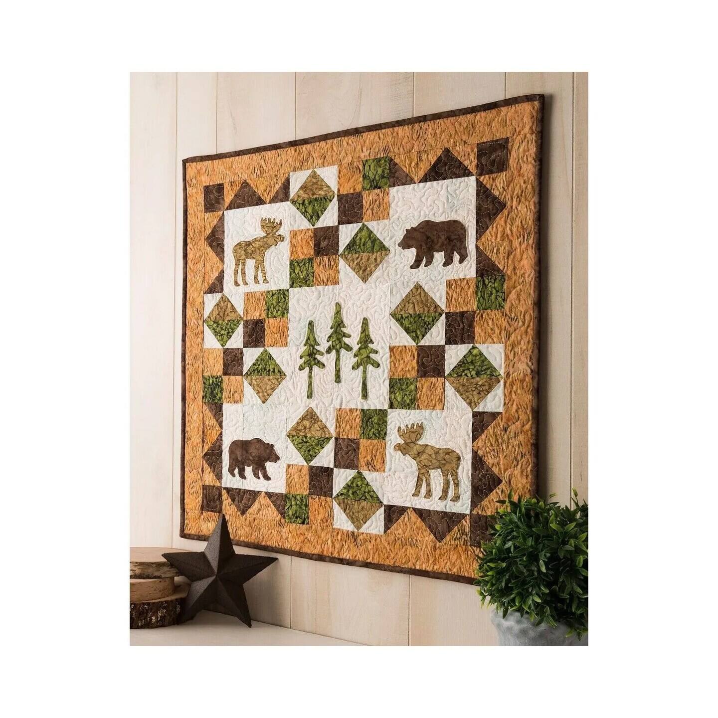 Alt View 1. AccuQuilt - GO! Northwoods Medley Accurate Fabric Cutting Die with Multiple Nature Themed Designs Shapes and Sizes for Quilt - Multicolor.