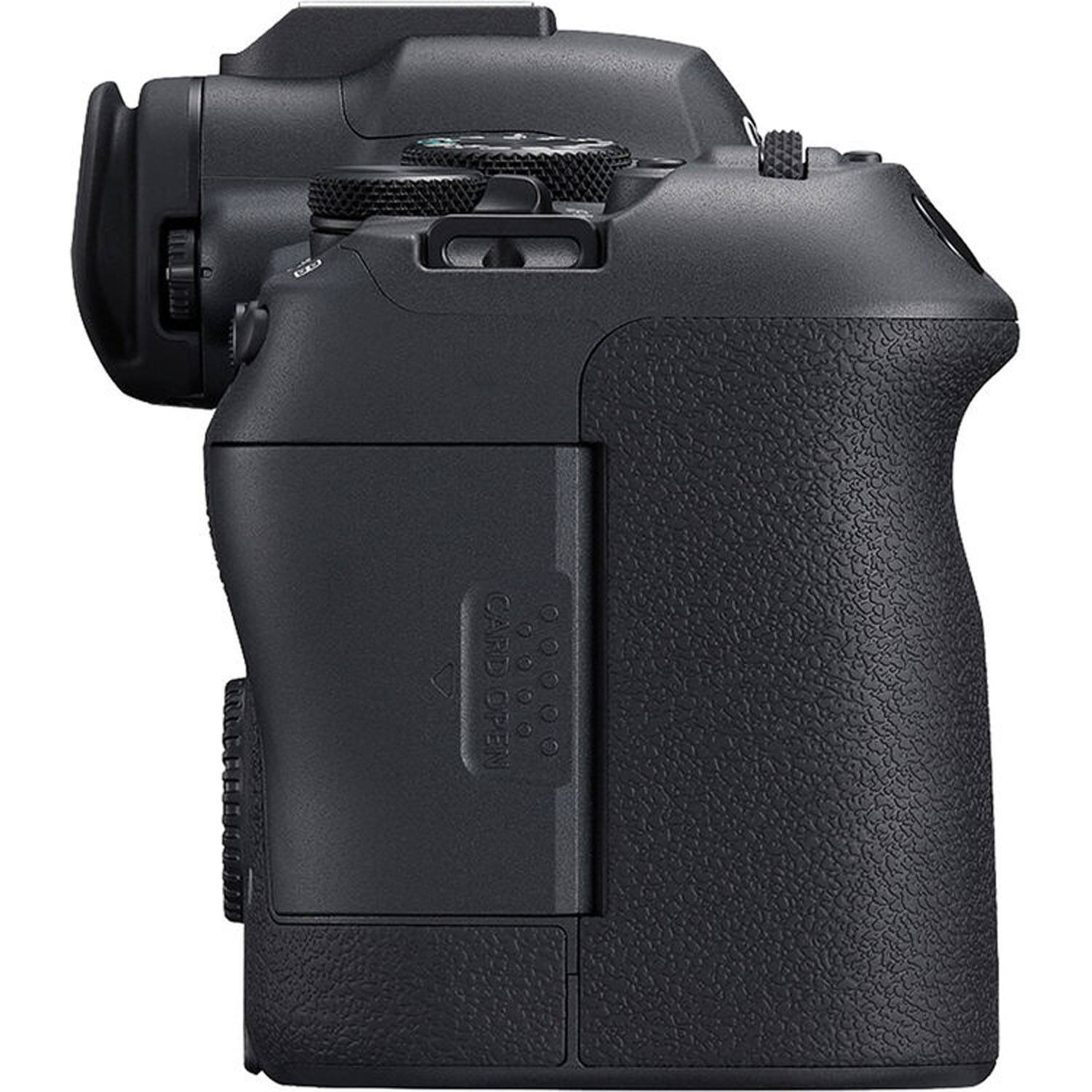 Alt View 1. Canon - Canon EOS R6 Mark II Mirrorless Camera With RF 24-105mm f/4-7.1 IS STM + RF 75-300mm f/4-5.6 Lens + Extra LP-E6P.
